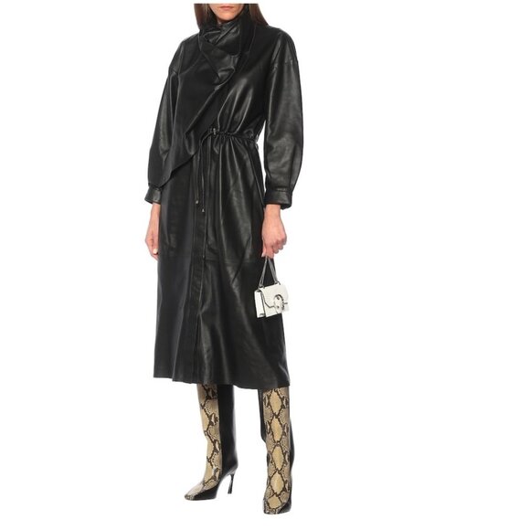 Jimmy Choo Mabyn 85 Leather Heeled Knee-High Boots - Picture 3 of 17